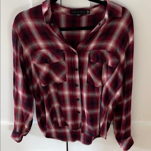 Sanctuary flannel boyfriend fit - Picture 1 of 3